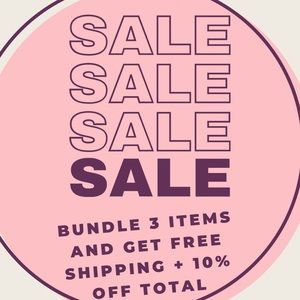 Bundle and save sale!!